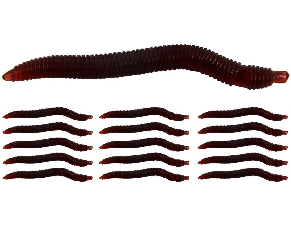 Mutant 3510 Ozmo Solucan 4cm Silikon Suni Yem 30lu Paket 02