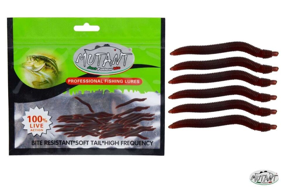Mutant 3510 Ozmo Solucan 4cm Silikon Suni Yem 30lu Paket 02