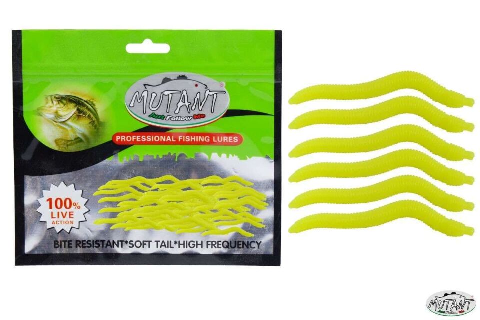 Mutant 3510 Ozmo Solucan 4cm Silikon Suni Yem 30lu Paket 06
