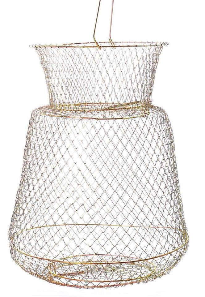 Captain Tel Livar Balık Sepeti 12mm Göz Standart - 30X38 CM