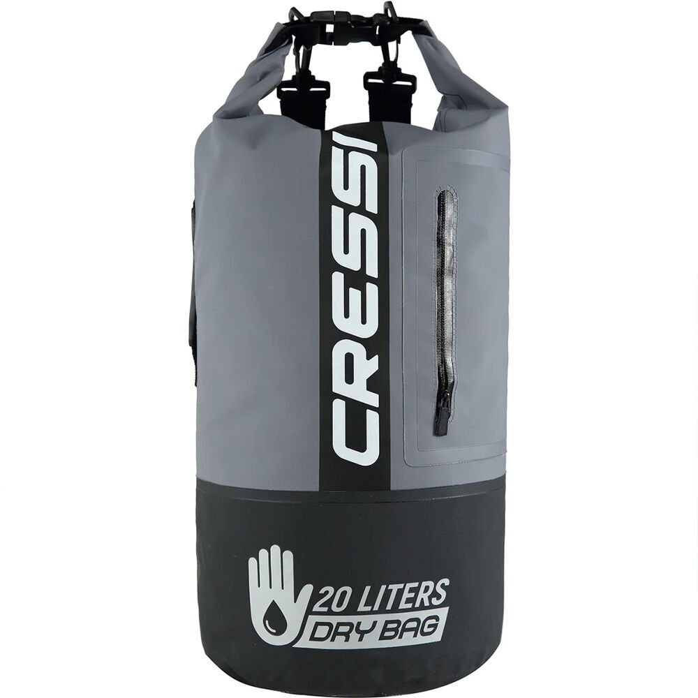 Cressi Premium Dry Bag BLACK - GREY - 20L