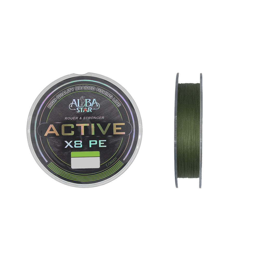 Albastar Active 8x İp Misina L.GREEN - 0.10MM - 300M - 8KG