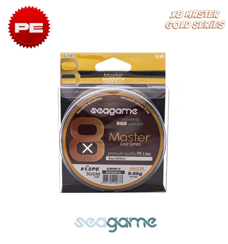 SEAGAME MASTER X8 PE 300M #0.18 WHITE
