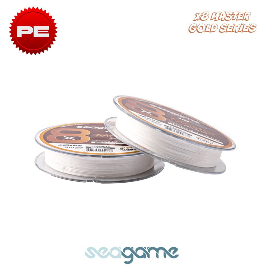 SEAGAME MASTER X8 PE 300M #0.18 WHITE