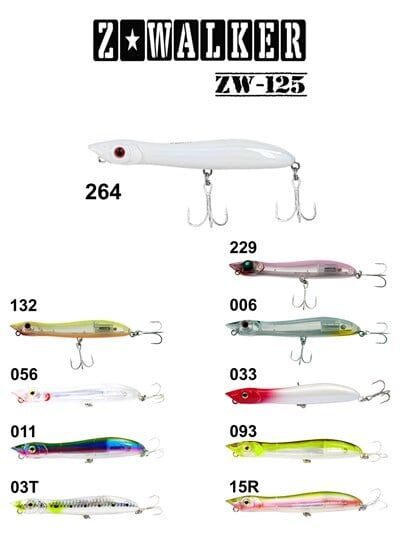 Fujin Z-Walker 125 Su Üstü Maket Balık
