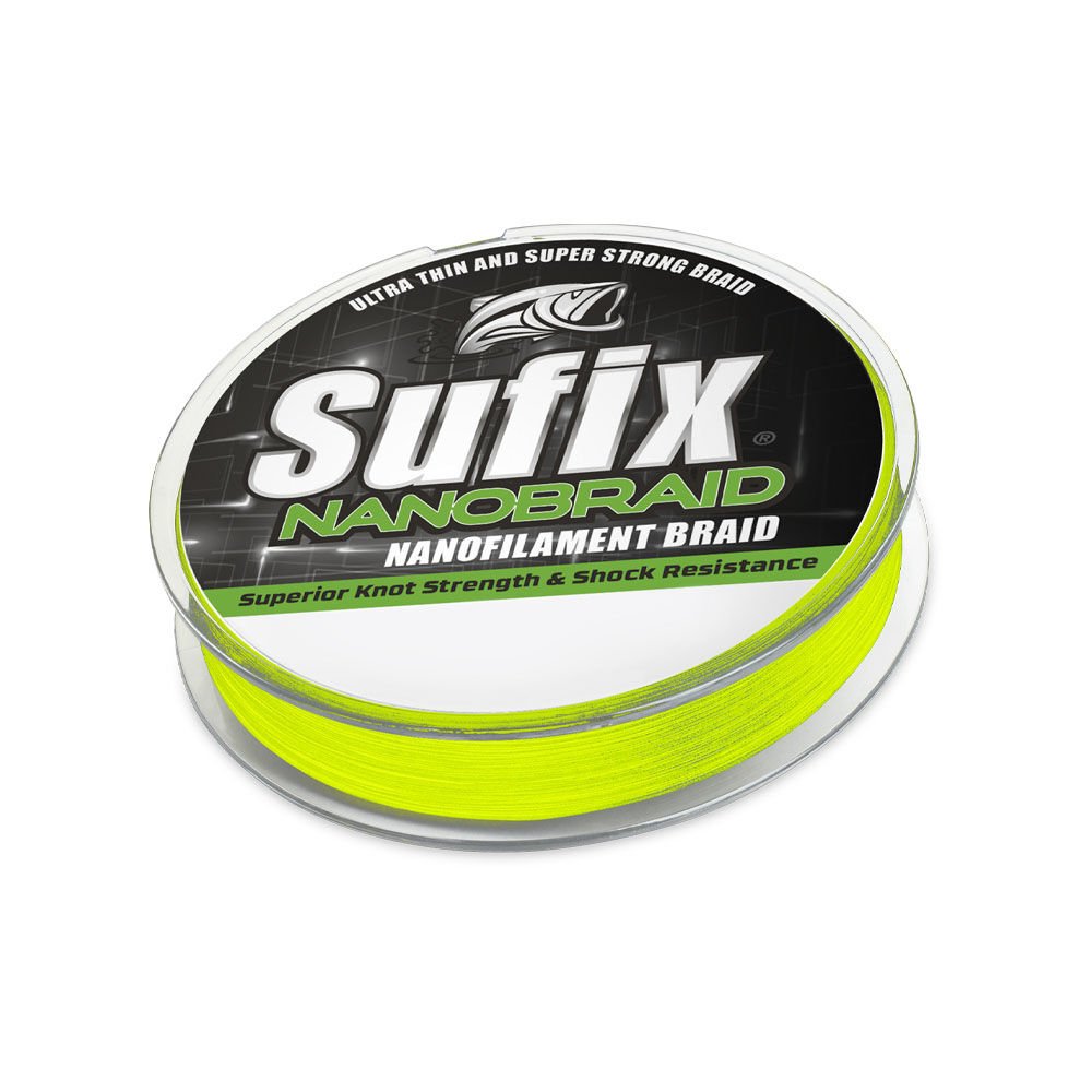 Sufix Nano Braid İp Misina 0.08MM - 100MT - 3.7KG - NEON CHARTREUSE