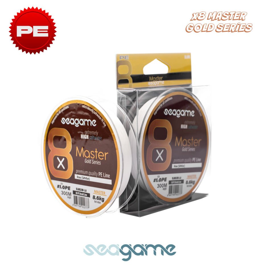 SEAGAME MASTER X8 PE 300M #0.23 WHITE
