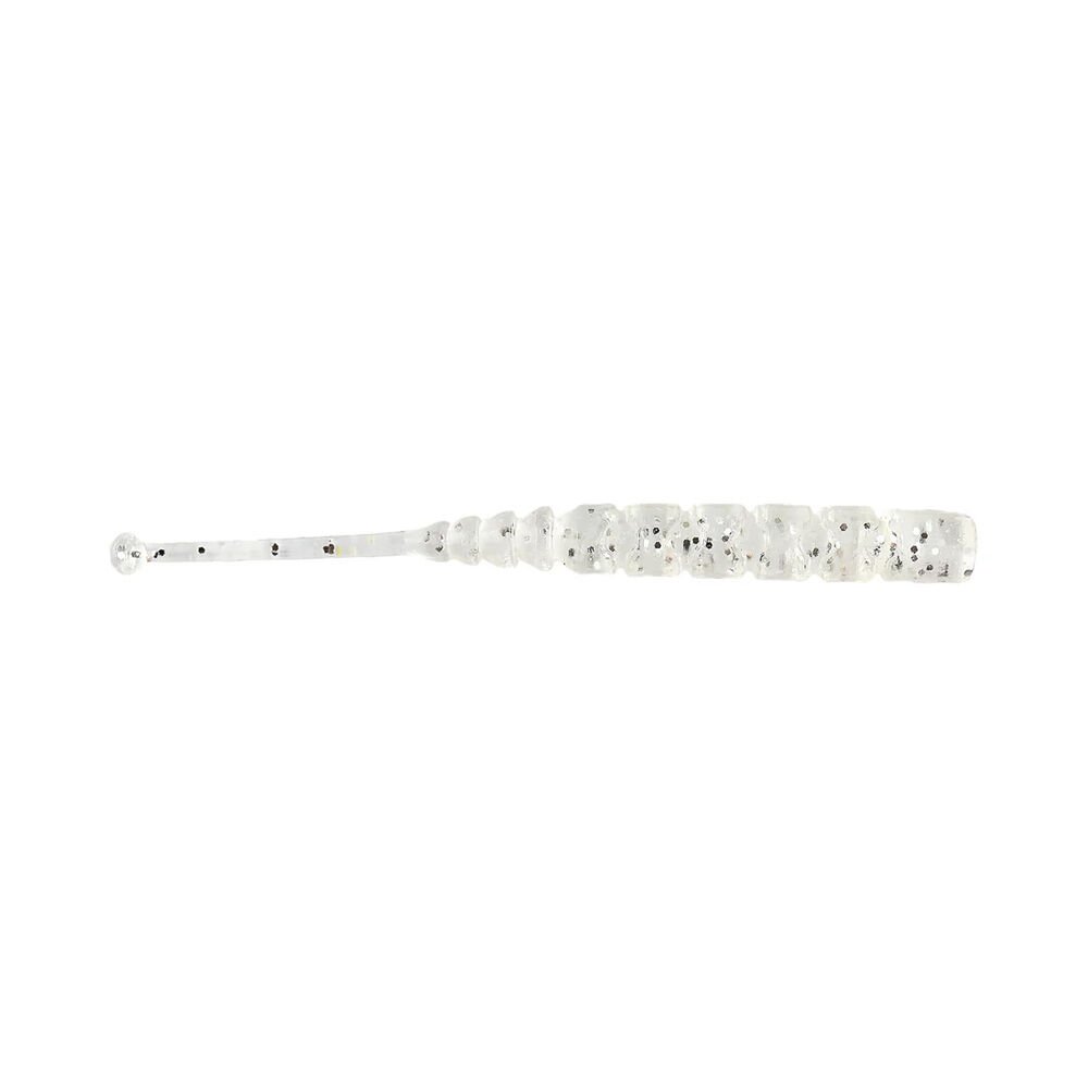 Mustad Aji Worm Ball Tail Silikon Kurt 5CM - 12Lİ - 009 - LUMINOUS SLVR GLIT