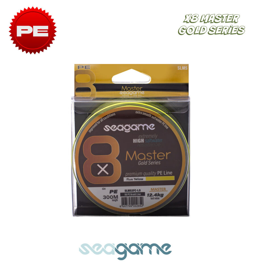 SEAGAME MASTER X8 PE 300M #0.12 FLUO YELLOW