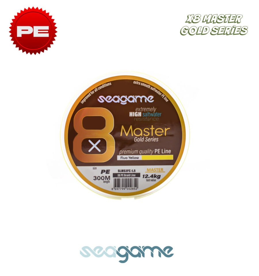 SEAGAME MASTER X8 PE 300M #0.14 FLUO YELLOW