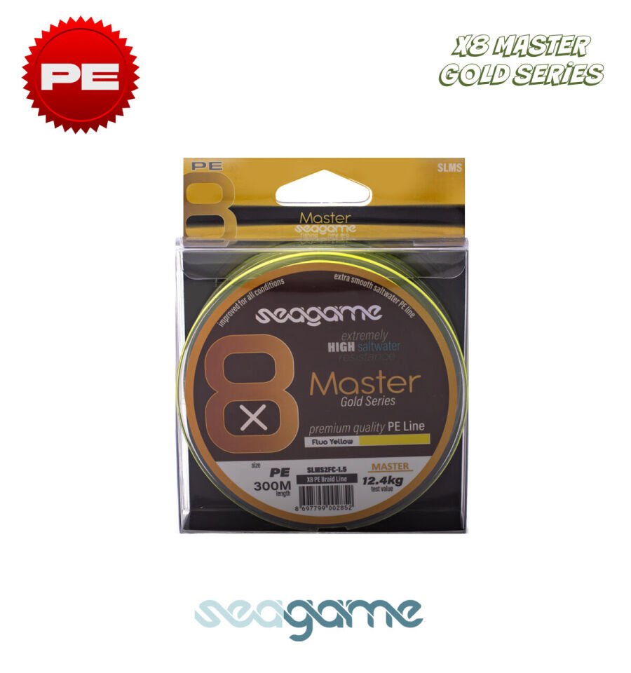SEAGAME MASTER X8 PE 300M #0.20 FLUO YELLOW