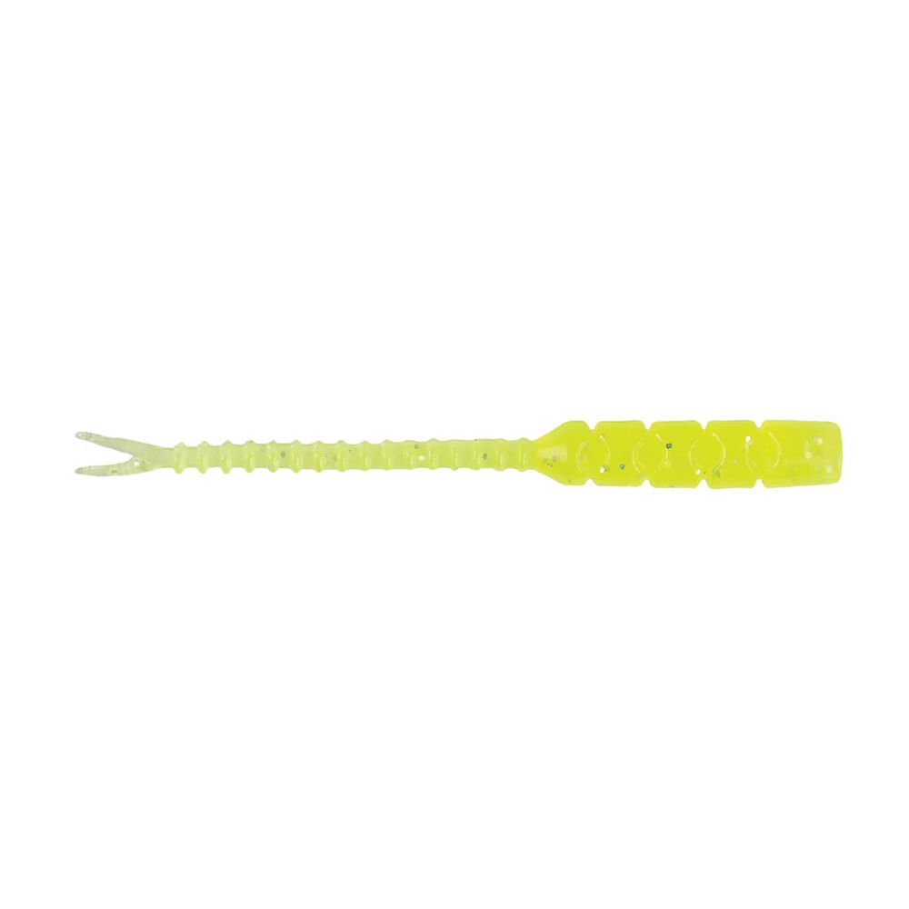Mustad Aji Hellgramite Silikon Kurt 5CM - 12Lİ - 005 - CLEAR CHARTREUSE