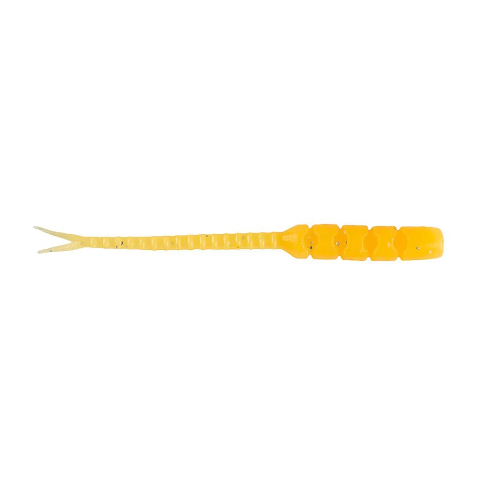 Mustad Aji Hellgramite Silikon Kurt 5CM - 12Lİ - 008 - ORANGE LUMINOUS