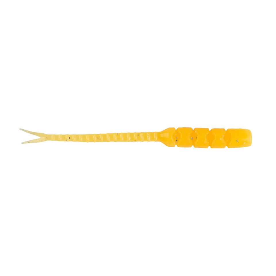 Mustad Aji Hellgramite Silikon Kurt 5CM - 12Lİ - 008 - ORANGE LUMINOUS