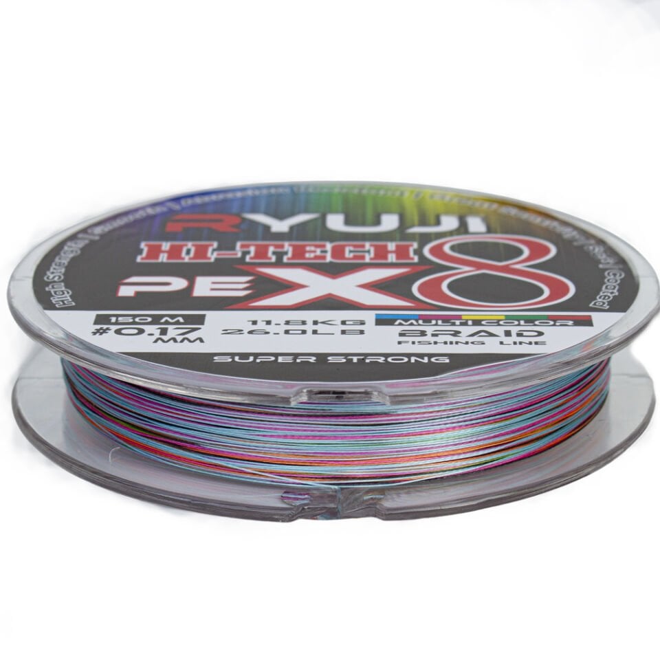 Ryuji Hi-Tech X8 150m 0.13mm Multi Color İp Misina