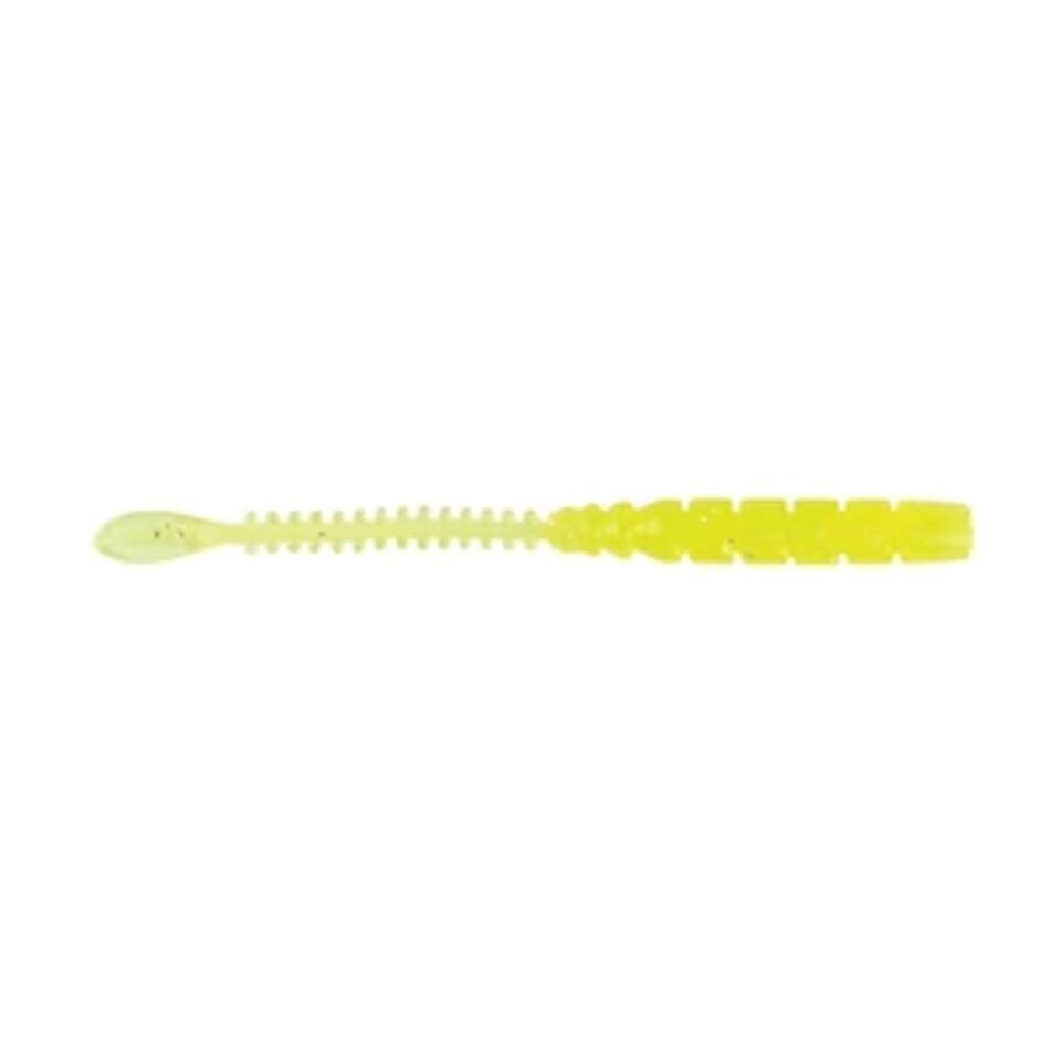 Mustad Aji Beaver Tail Silikon Kurt 005 - CLEAR CHARTREUSE - 64MM - 12Lİ