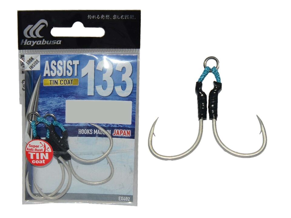 Hayabusa EX 402 Jig Assist İğnesi Double Hook 2li Paket Standart
