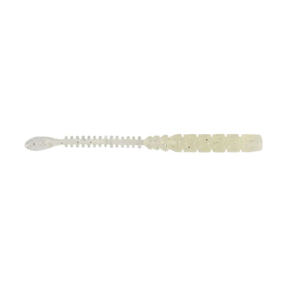 Mustad Aji Beaver Tail Silikon Kurt 007 - WHITE LUMINOUS - 64MM - 12Lİ