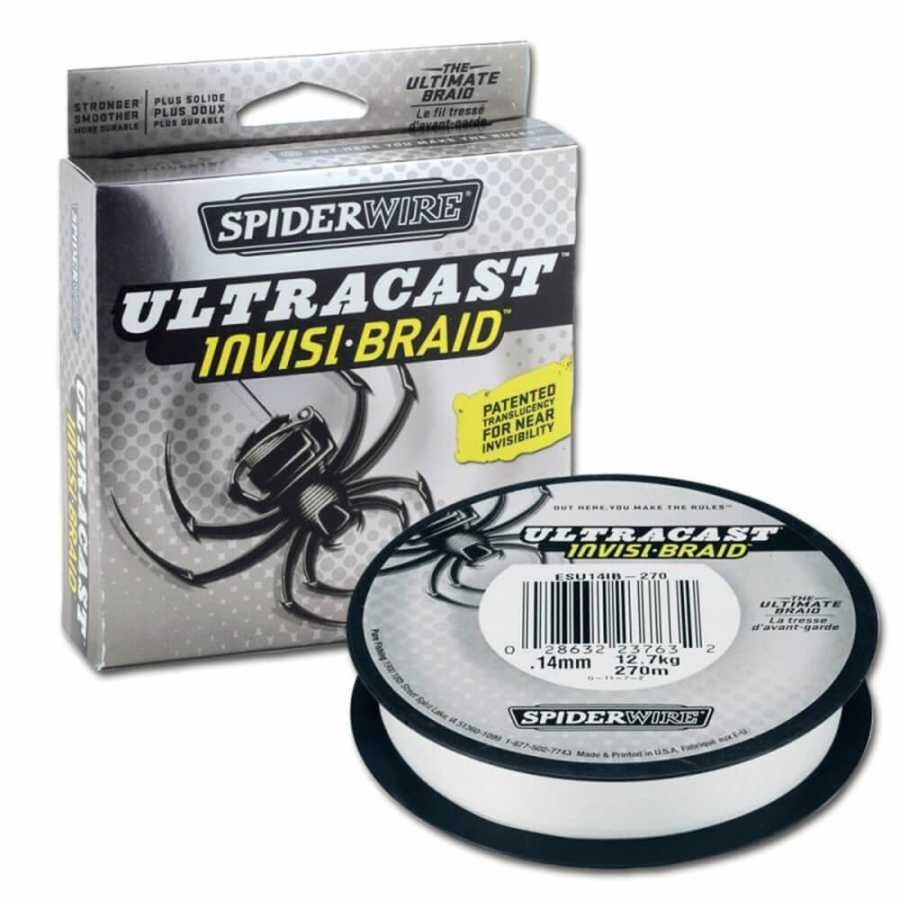 SpiderWire UltraCast Invisi Braid İp Misina Beyaz - 0.25MM - 270MT - 25.8KG