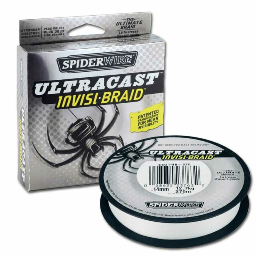 SpiderWire UltraCast Invisi Braid İp Misina Beyaz - 0.25MM - 270MT - 25.8KG