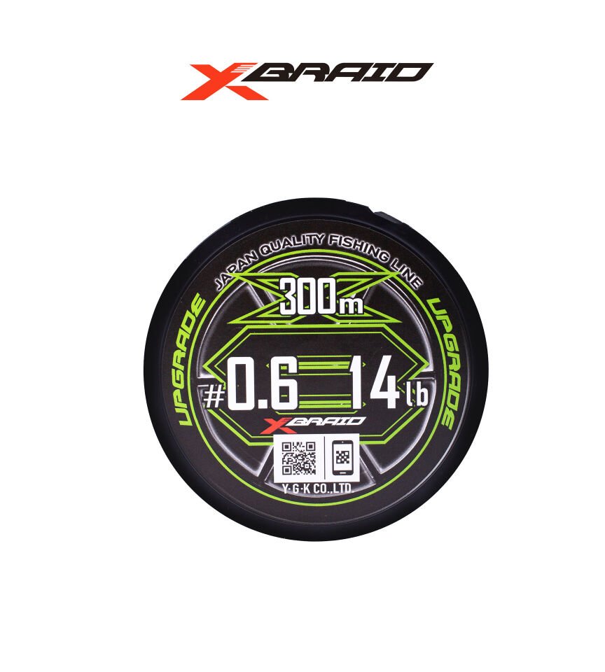 YGK X039 UPGRADE PE X8 300M 6.35KG 0.128 GREEN