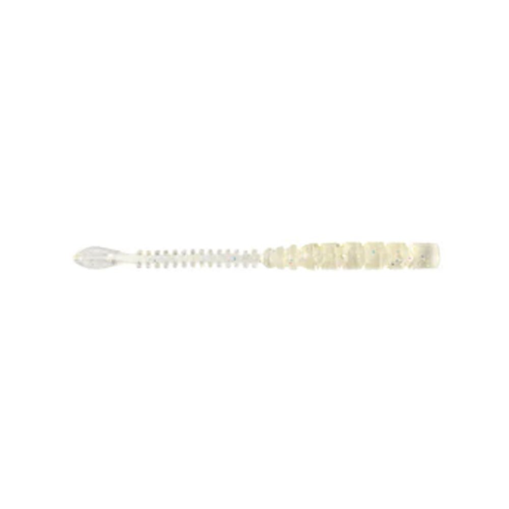 Mustad Aji Beaver Tail Silikon Kurt 001 - CLEAR RBOW GLITTER - 64MM - 12Lİ