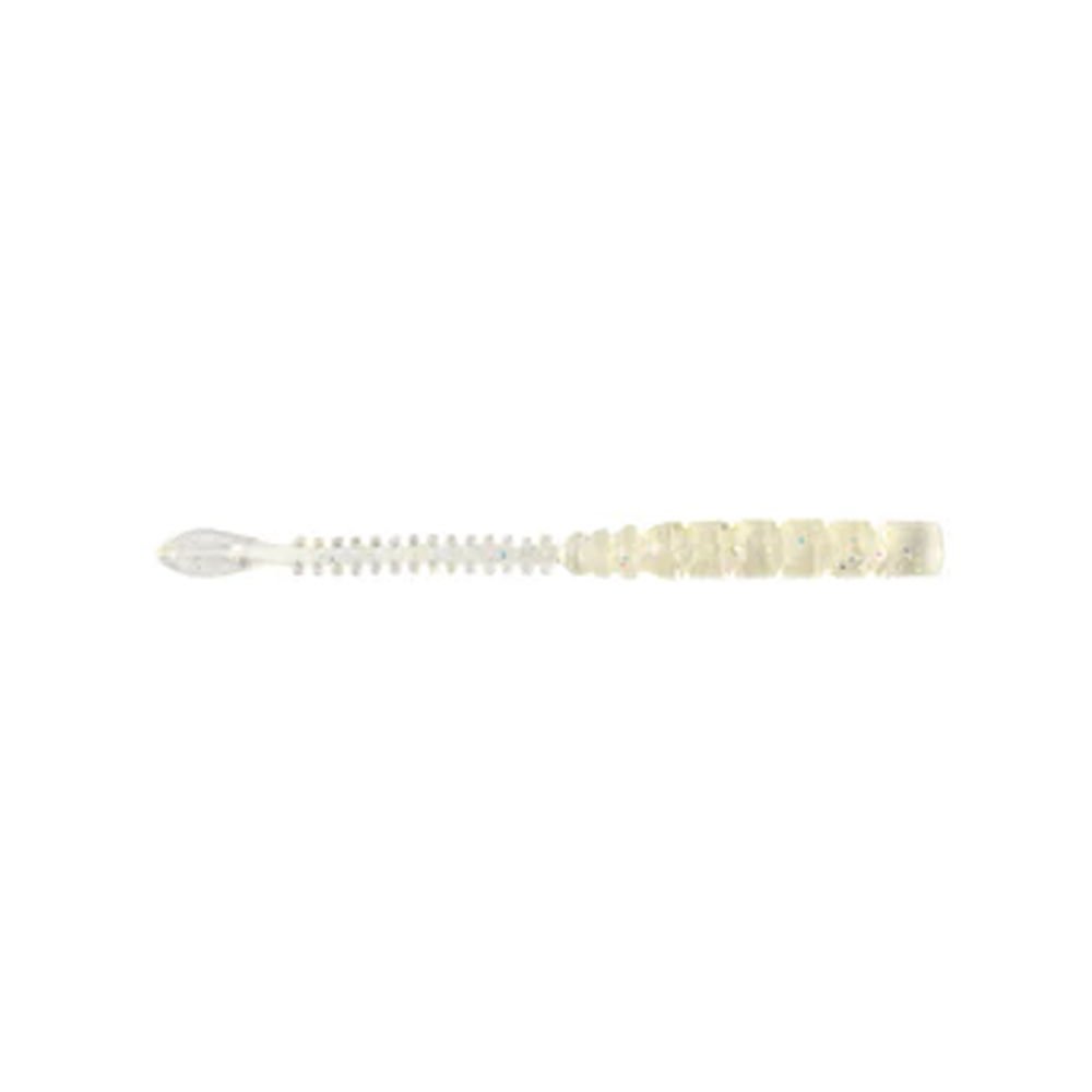 Mustad Aji Beaver Tail Silikon Kurt 001 - CLEAR RBOW GLITTER - 64MM - 12Lİ