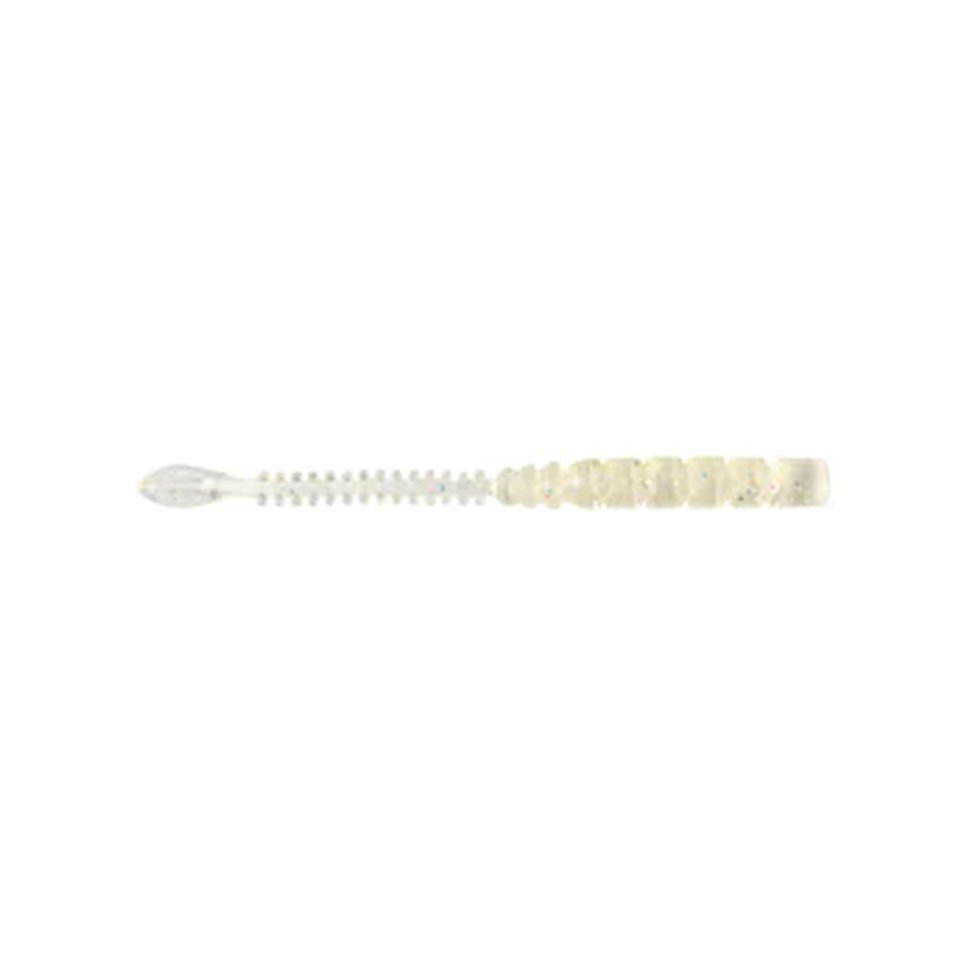 Mustad Aji Beaver Tail Silikon Kurt 001 - CLEAR RBOW GLITTER - 64MM - 12Lİ