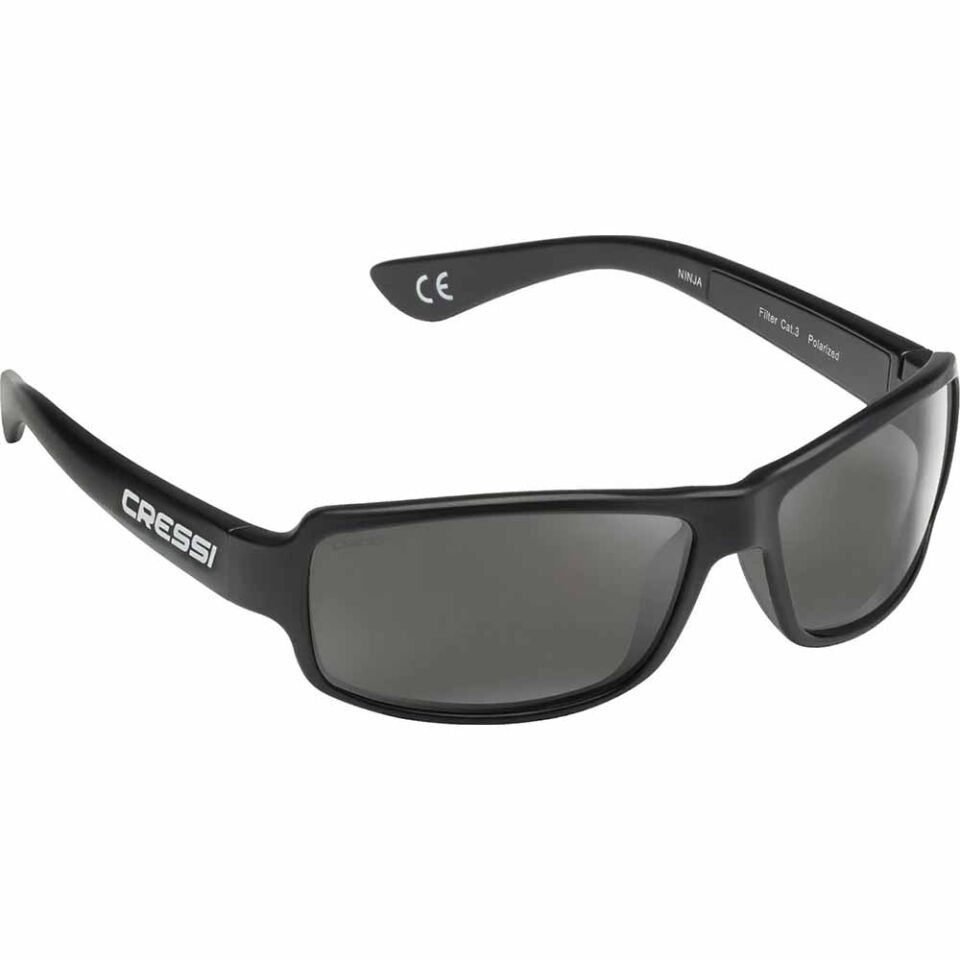 Cressi Ninja Floating Güneş Gözlüğü BLACK/SHINY BLACK LENS