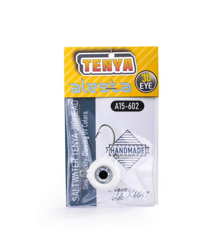 TENYA JIGHEAD 80G X6049 BEYAZ GLOW