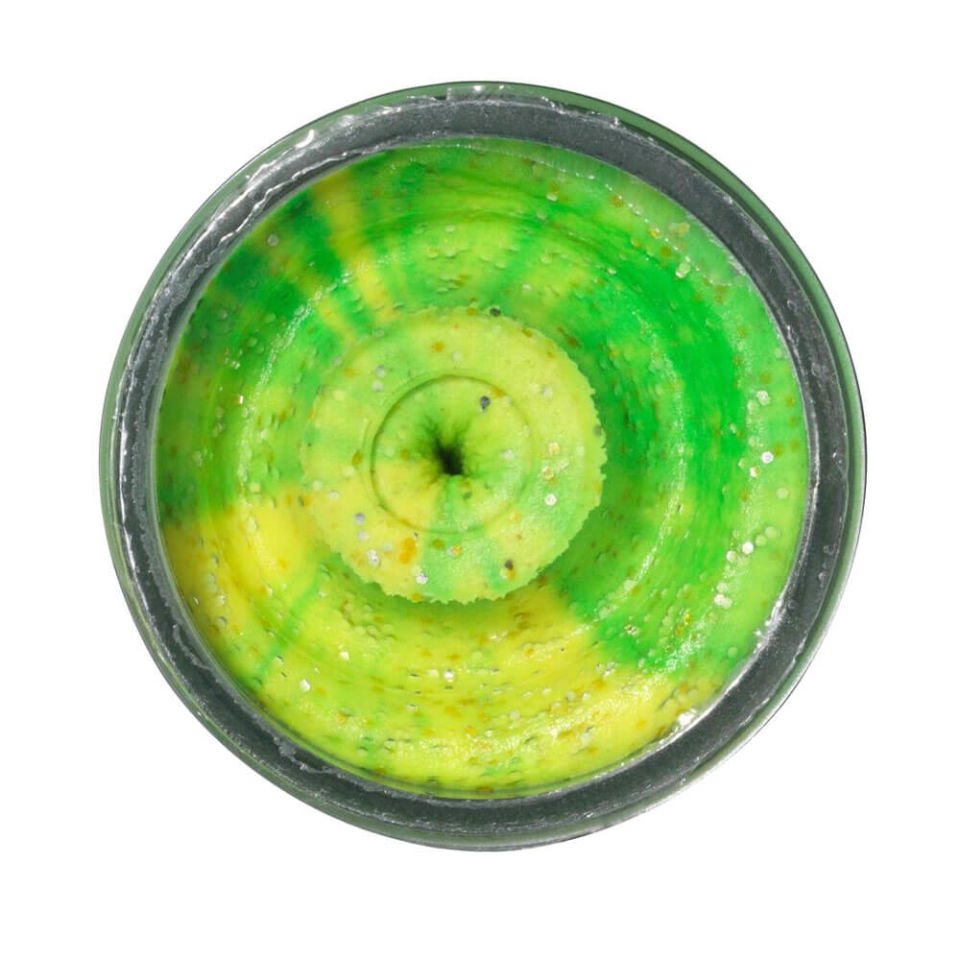 Berkley Powerbait Natural Glitter Trout Bait Fish Pellet Sahte Yem FLUORESCENT GREEN YELLOW