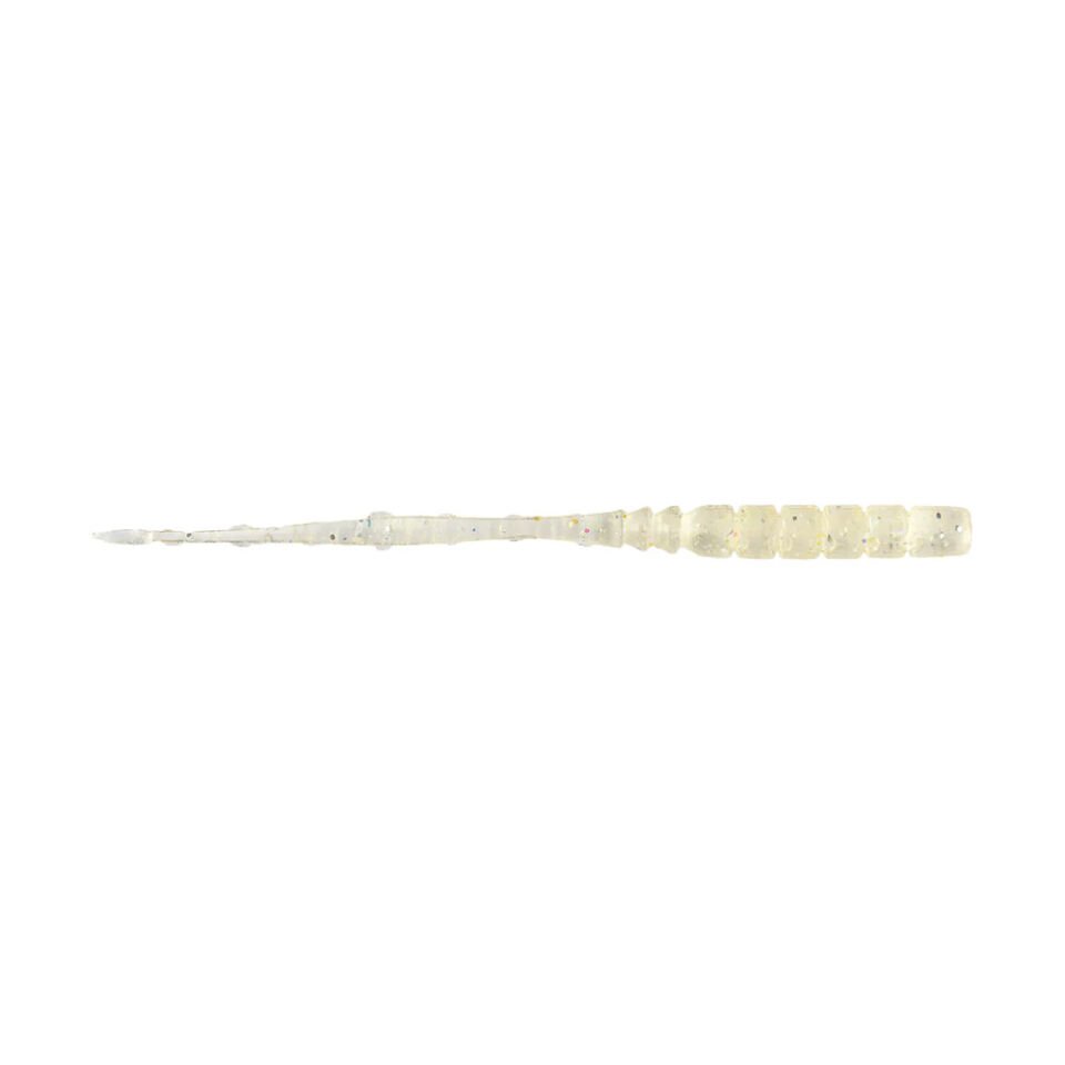 Mustad Aji Straight Tail Silikon Kurt 009 - LUMINOUS SLVR GLIT - 76MM - 12Lİ