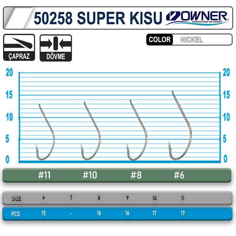 Owner 50258 Super Kisu White İğne