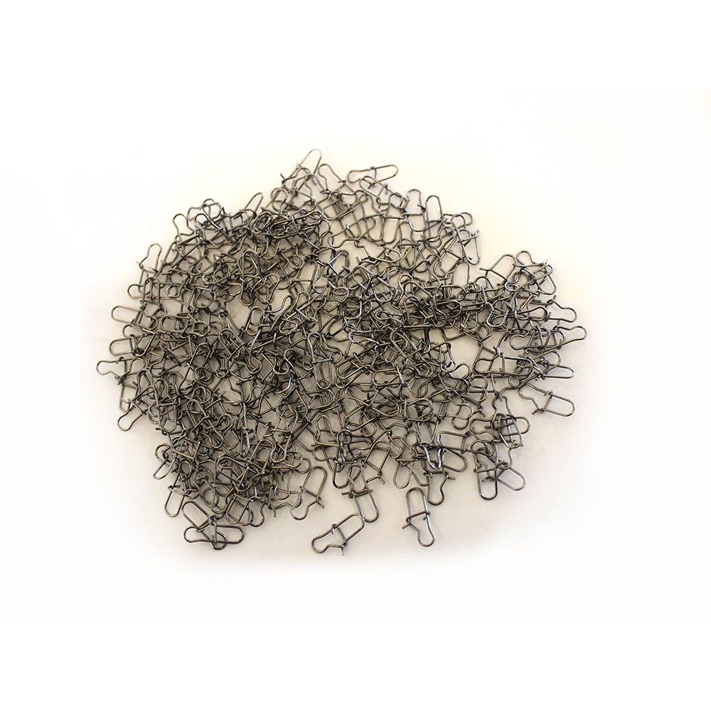 Captain 5014 İnox Sahte Balık Maket Klipsi Bl NikeL Snap 250li Paket