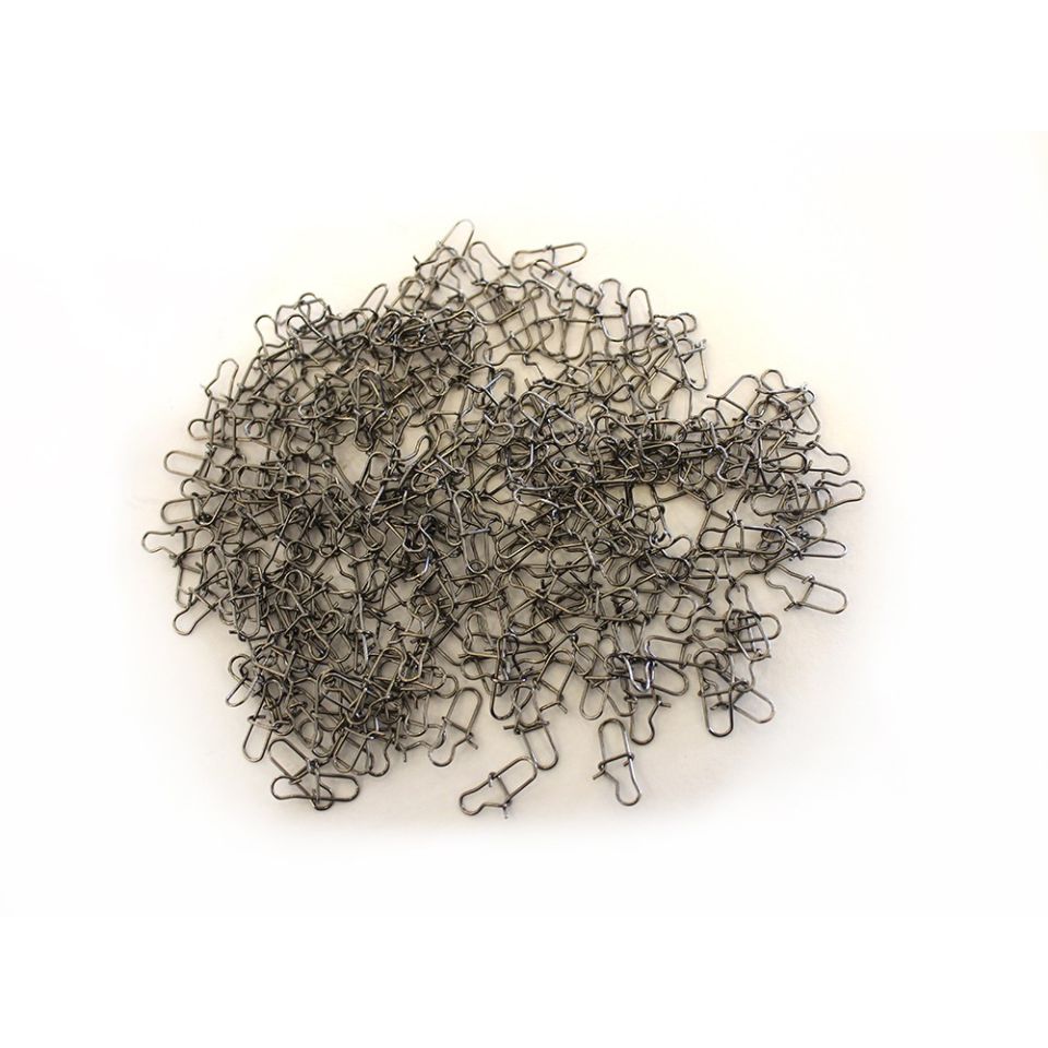 Captain 5014 İnox Sahte Balık Maket Klipsi Bl NikeL Snap 250li Paket