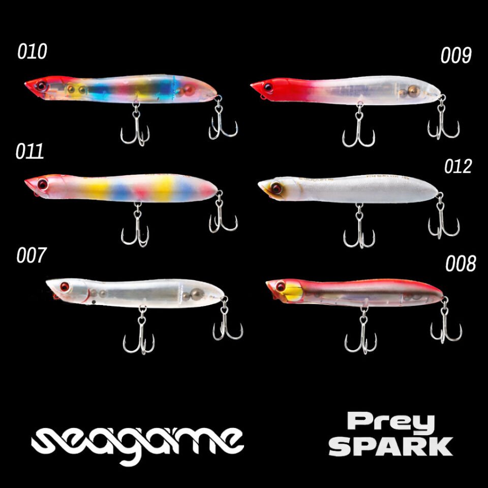 SEAGAME PREY SPARK 135F 26G TRANSPARENT RAINBOW