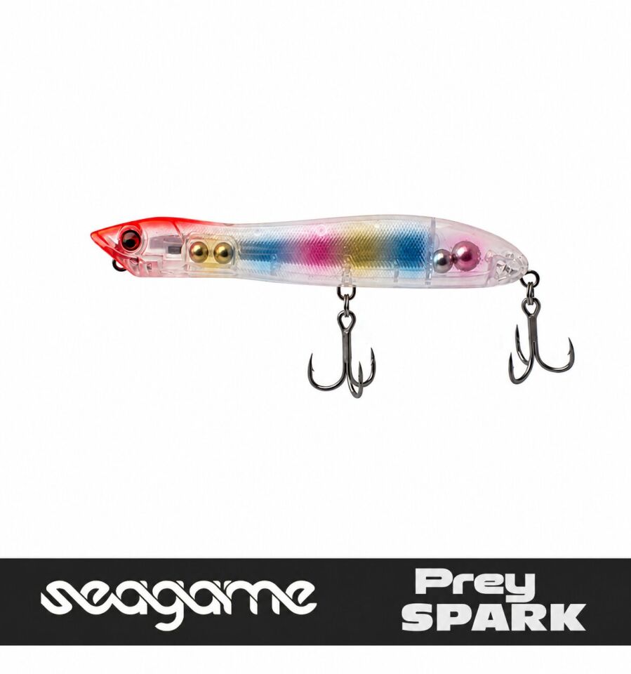 SEAGAME PREY SPARK 135F 26G TRANSPARENT RAINBOW