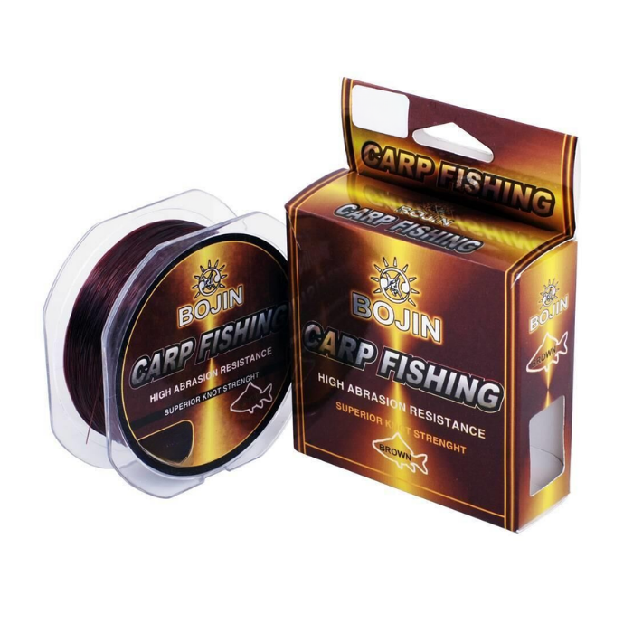 D. BOJIN Sazan Misinası 0.32 mm 450 m Kahverengi