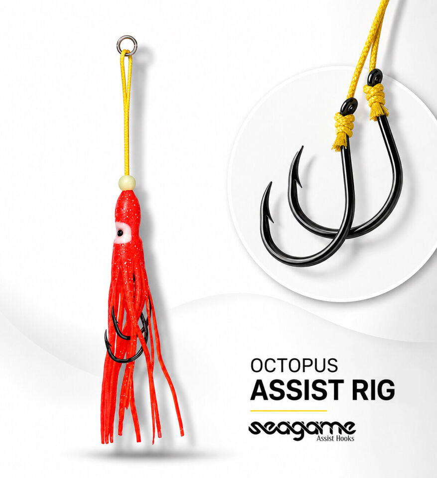 OCTOPUS ASSIST RIG 11.5 CM UV KIRMIZI 2K