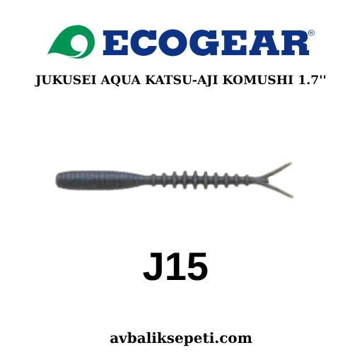 ECOGEAR JUKUSEI AQUA KATSU AJI KOMUSHI 1.7 J15