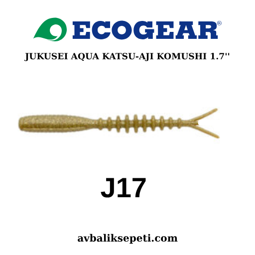 ECOGEAR JUKUSEI AQUA KATSU AJI KOMUSHI 1.7 J17