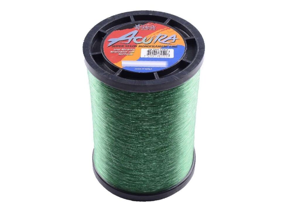 Captain Acura 1kg Bobin Misina Yeşil Standart - 0.50 MM