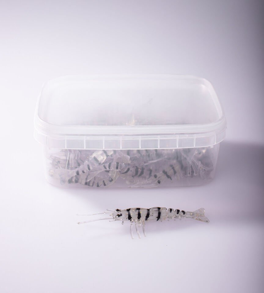 BEZLİ KARİDES 55 ŞEFFAF/SİYAH 30P