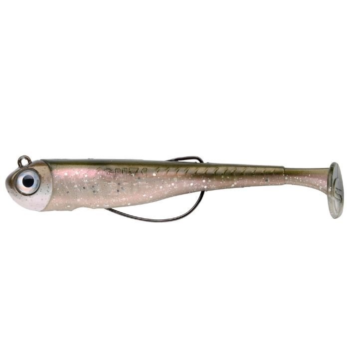 SPRO Guts Bait UV Olive&Pearl 9,5CM Silikon Yem