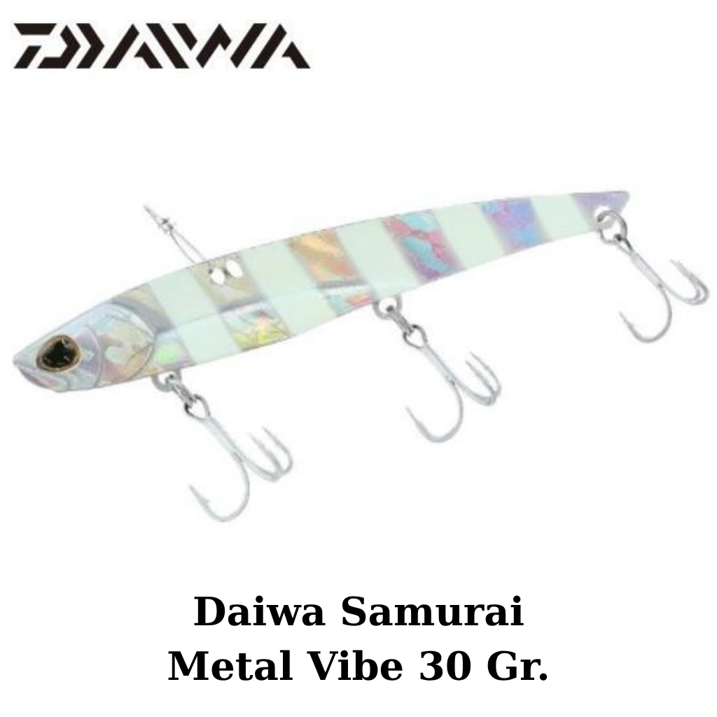 Daiwa Samurai Metal Vibe Long 30Gr. zebra glow