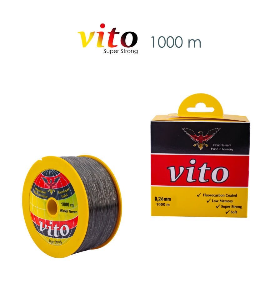 VİTO 0,24 1000M BOBİN MİSİNA YEŞİL