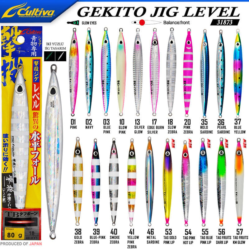Cultiva JİG 31873 Gekito Jig Level 80g 13.5 cm