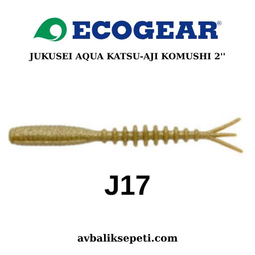 ECOGEAR JUKUSEI AQUA KATSU AJI KOMUSHI 2’’ J17