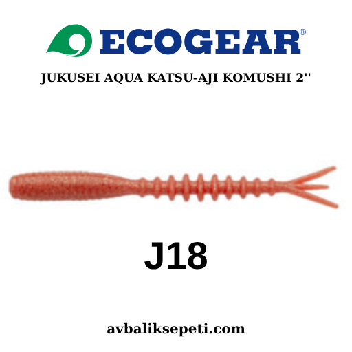 ECOGEAR JUKUSEI AQUA KATSU AJI KOMUSHI 2’’ J18