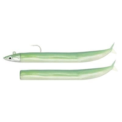 Crazy Sandeel CSE150/2 CSE219 Combo Off Shore 20gr Vert Nacre Silikon Yem